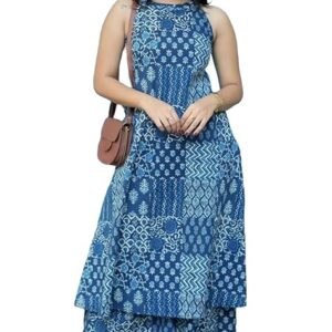 Women Pure Cotton Kurta Palazzo